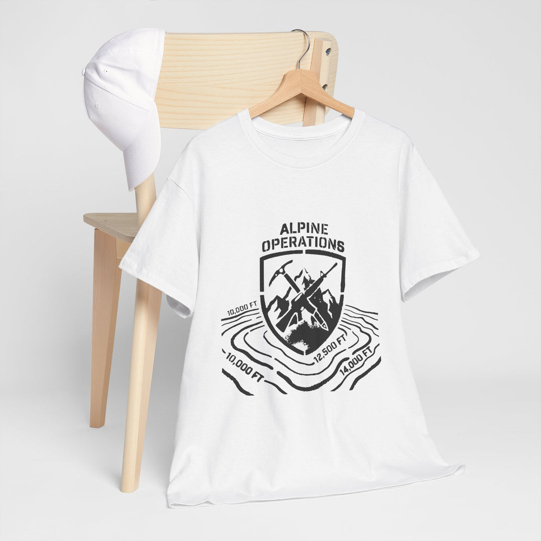 Alpine Operations Cotton Hiking Tee - Mountain Badge Edition