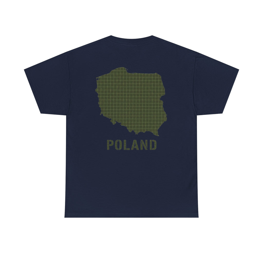 Poland Map T-Shirt — Gallus Logo Military-Style Polish Pride Tee