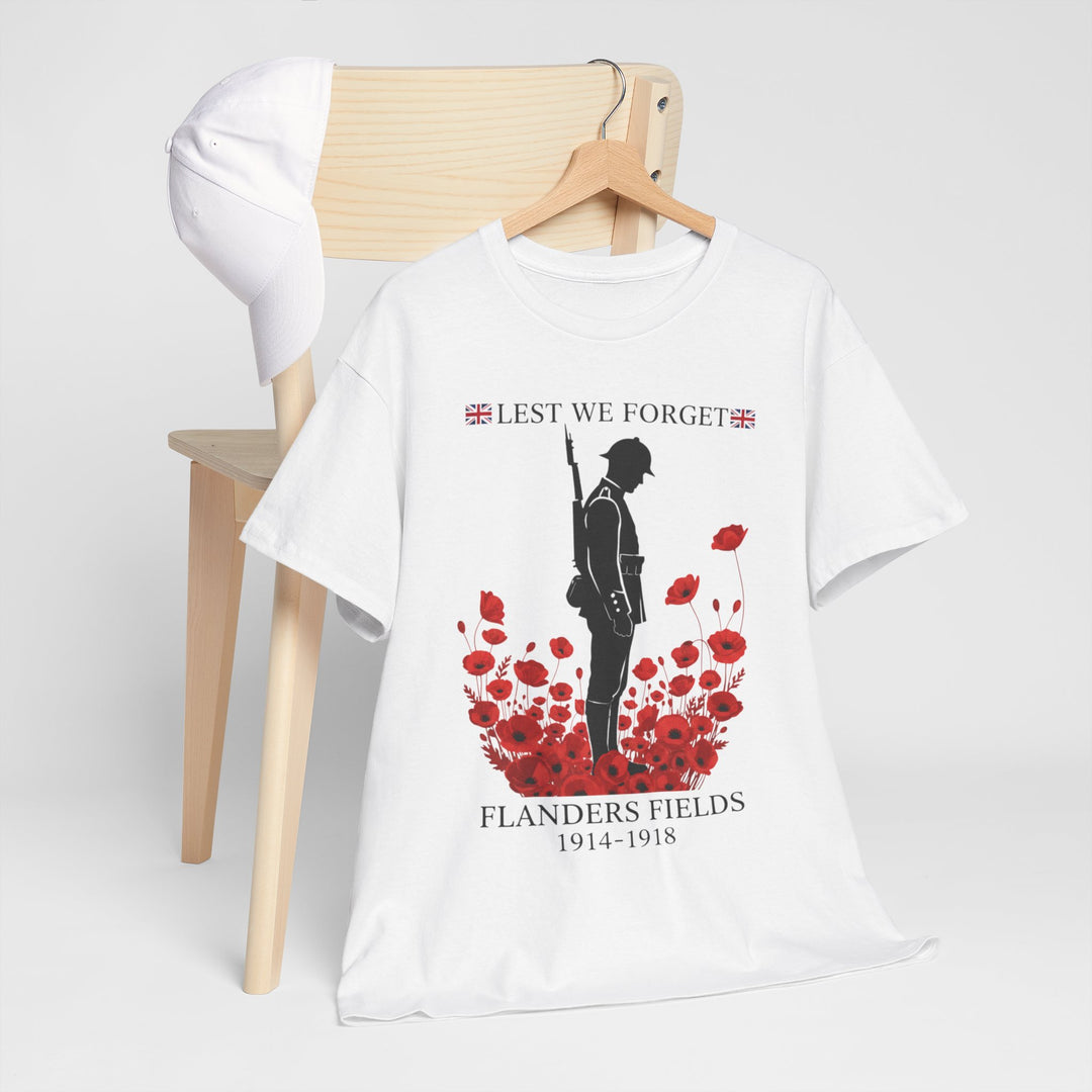 Flanders 1914–1918 T-Shirt — Great War Heritage Graphic