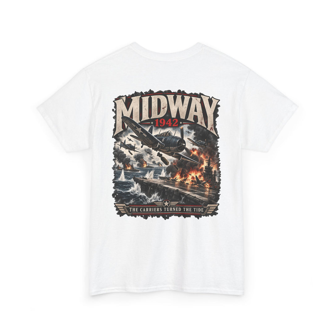 Midway 1942 WWII Aviation T-Shirt — Vintage Battle of Midway Graphic Tee