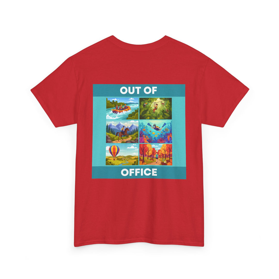 Out of Office Tee — Travel Scenes Graphic T-Shirt