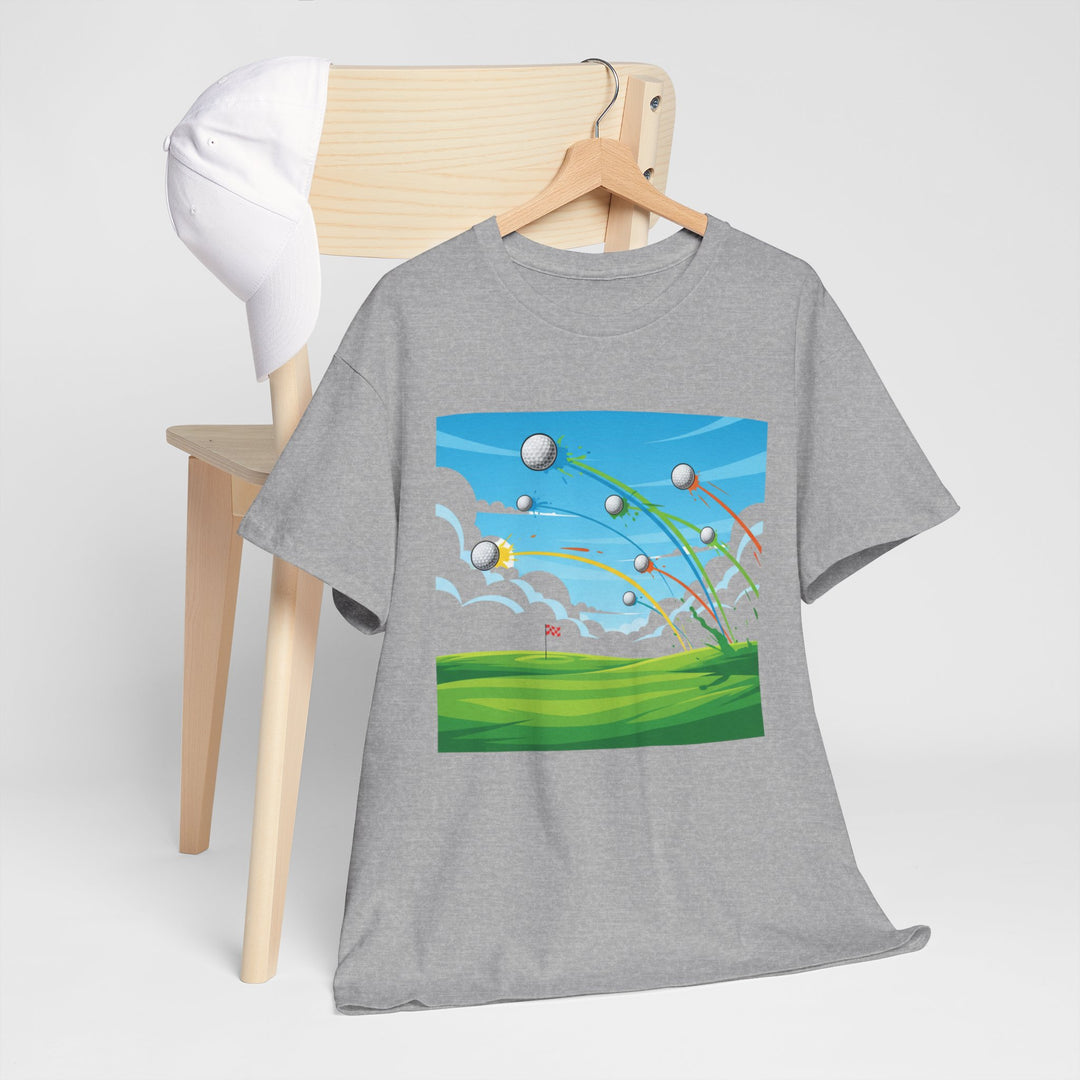 Golf Ball Flight T-Shirt | Golf Graphic Tee