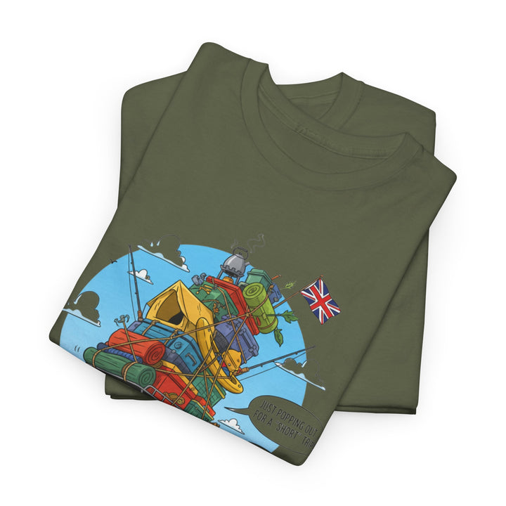 Retro Mountain Adventure T-Shirt - Vintage Camper Van Graphic Tee