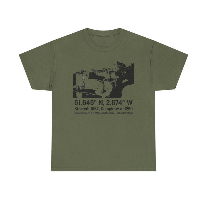 Chepstow Castle T‑Shirt — Historic Landmark Tee for Castle Lovers &amp; Travelers