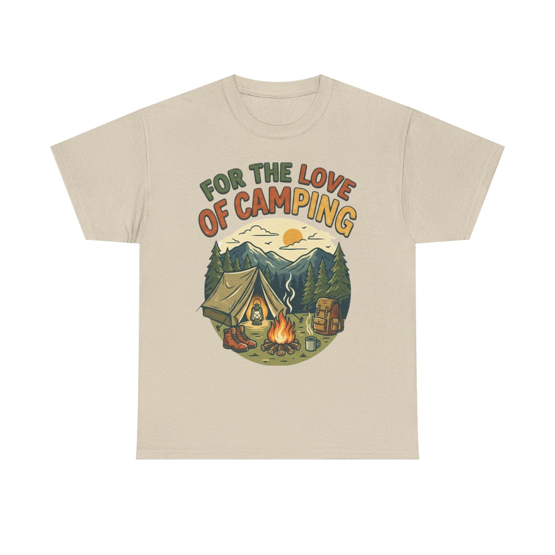 Retro Campfire Graphic T-Shirt - Vintage Style Camping Tee