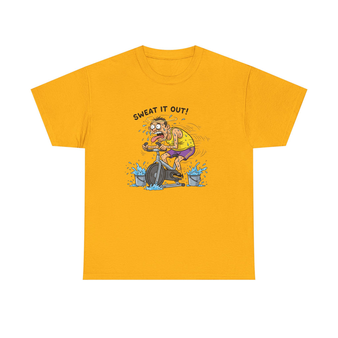 Stay laughing while cycling with the Funny Spin Bike T-Shirt. Comfortable cotton with a witty design, ideal for spin sessions and gym workouts.