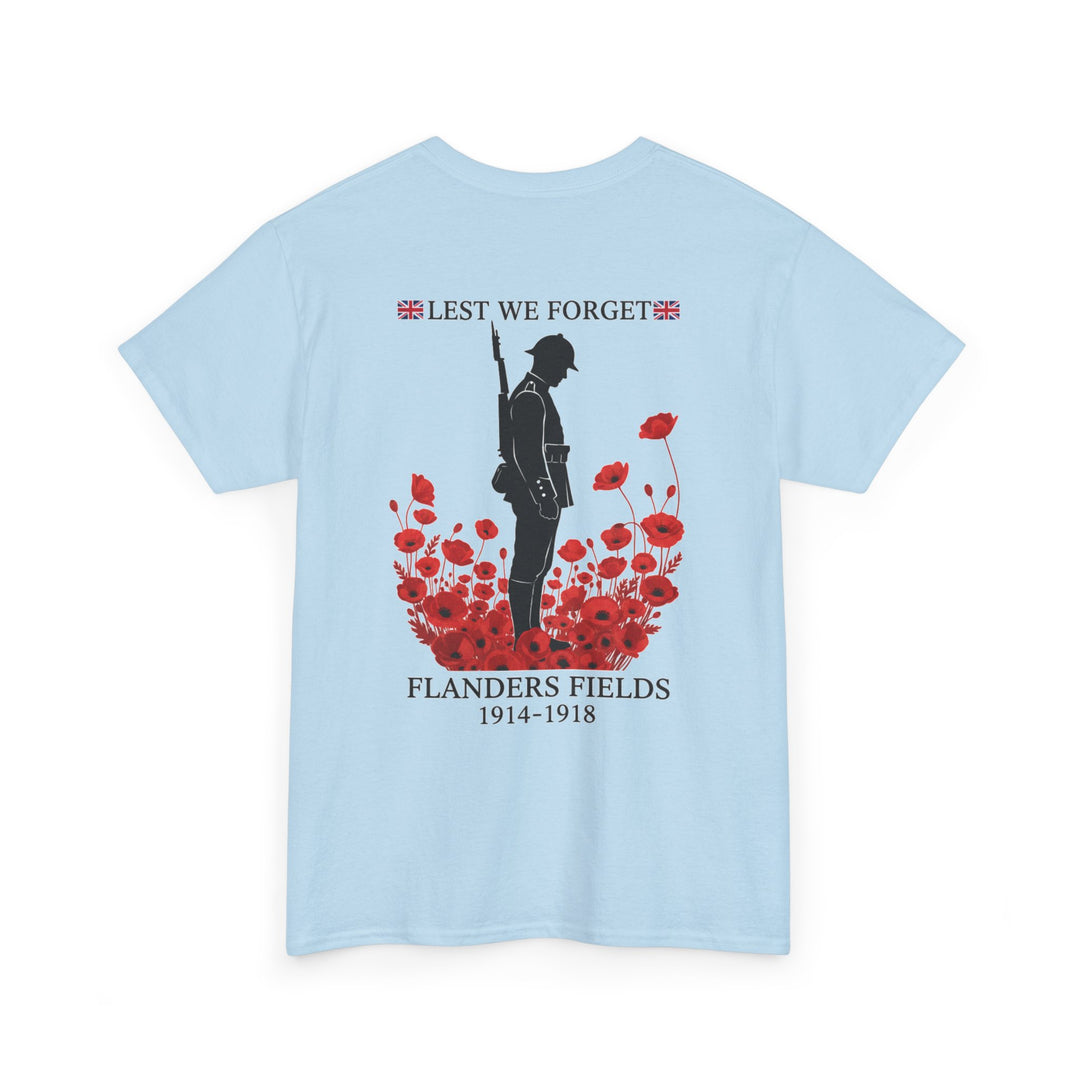 Flanders 1914–1918 T-Shirt — Great War Heritage Graphic