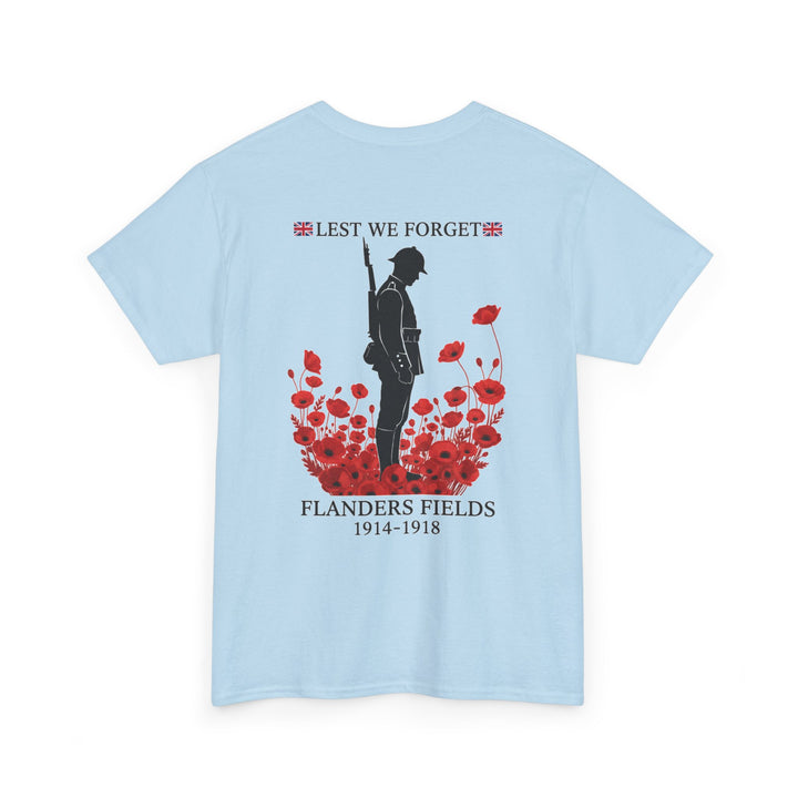 Flanders 1914–1918 T-Shirt — Great War Heritage Graphic