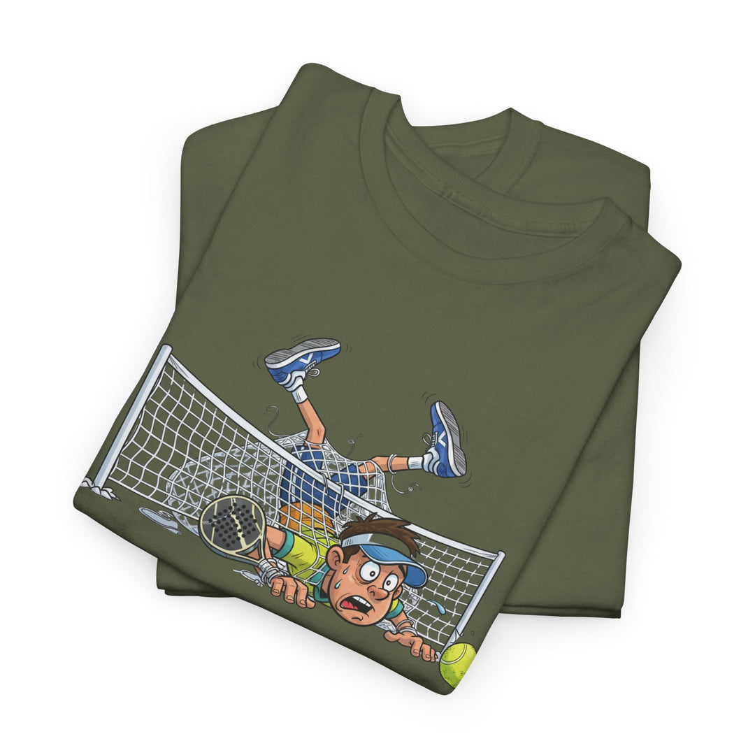 Padel Cartoon Goalie T-Shirt | Fun Padel Tee