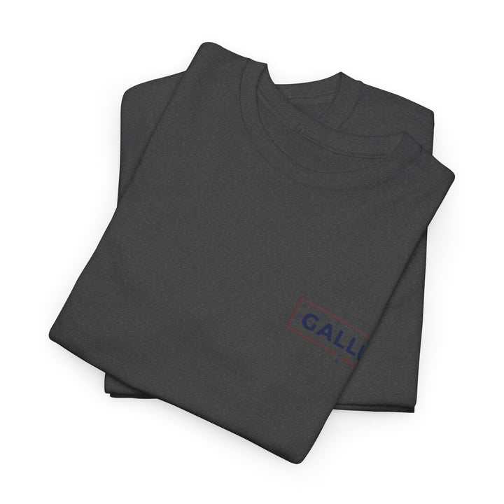 Gallus Logo Tee — Minimal Chest Patch White T-Shirt