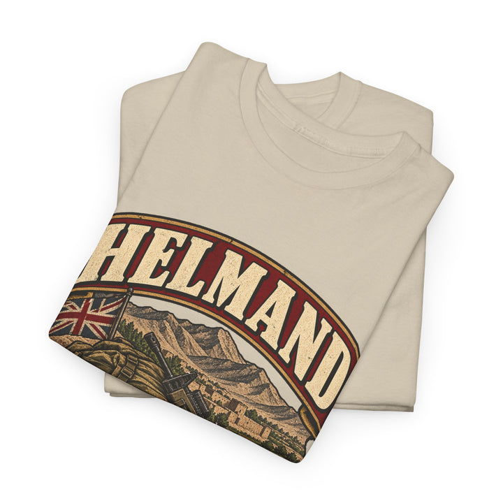 Helmand T-Shirt — “Patrol. Brew. Repeat.” Afghanistan Military Humour Tee