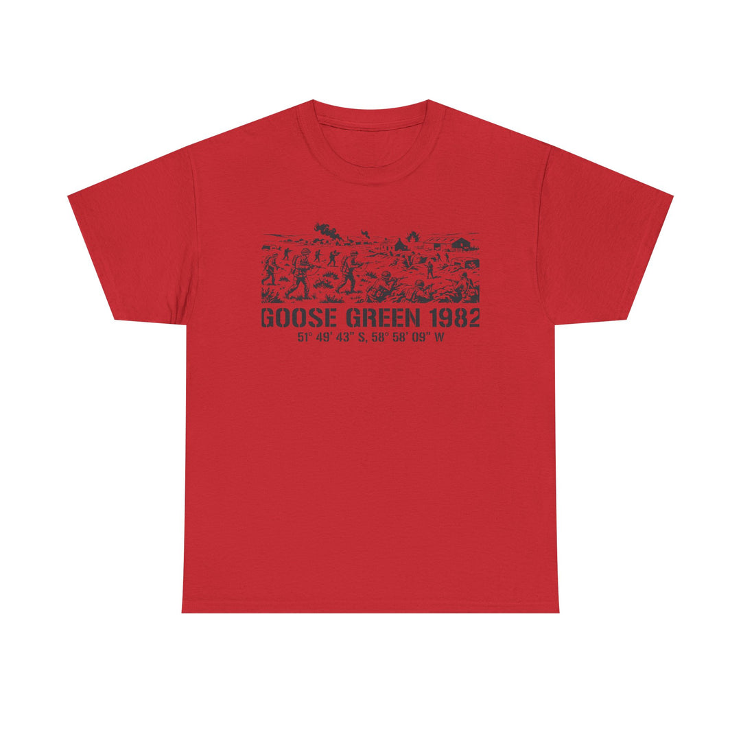 Goose Green 1982 T-Shirt - Falklands War Military Heritage Graphic