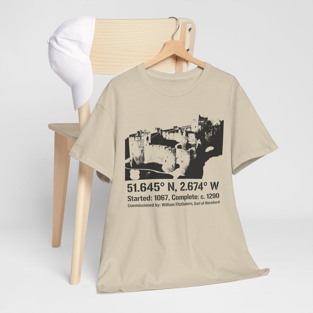 Chepstow Castle T‑Shirt — Historic Landmark Tee for Castle Lovers &amp; Travelers