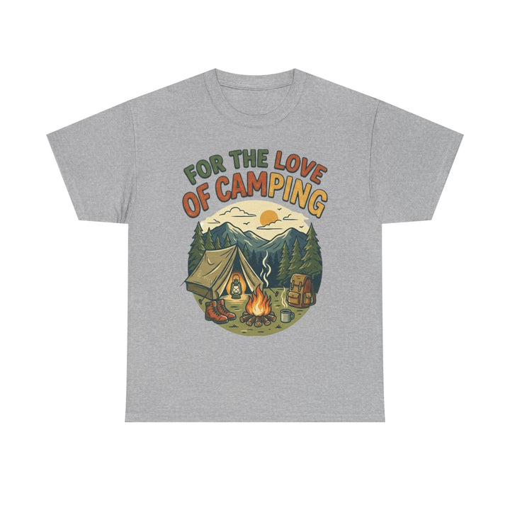 Retro Campfire Graphic T-Shirt - Vintage Style Camping Tee