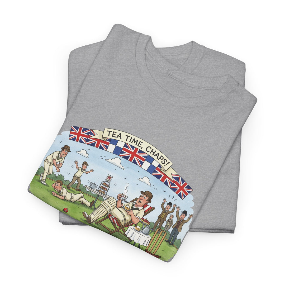 Cricket Tea Time Graphic T-Shirt for Fans
