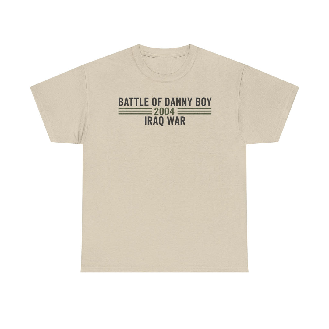 Battle of Danny Boy T-Shirt — Op Telic Iraq 2004 Military Heritage