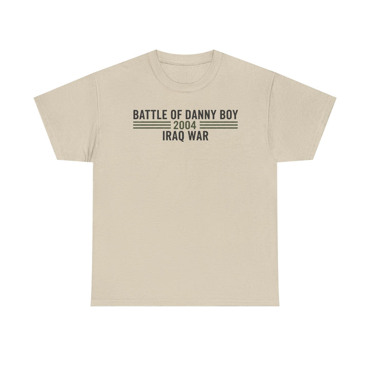 Battle of Danny Boy T-Shirt — Op Telic Iraq 2004 Military Heritage