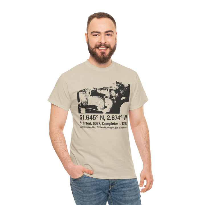 Chepstow Castle T‑Shirt — Historic Landmark Tee for Castle Lovers &amp; Travelers