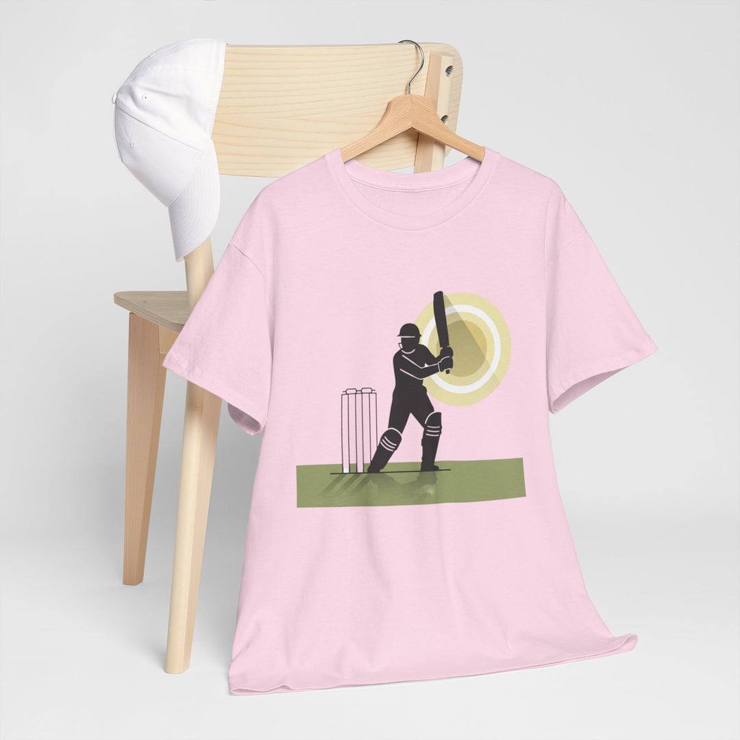 Cricket Player Silhouette T-Shirt