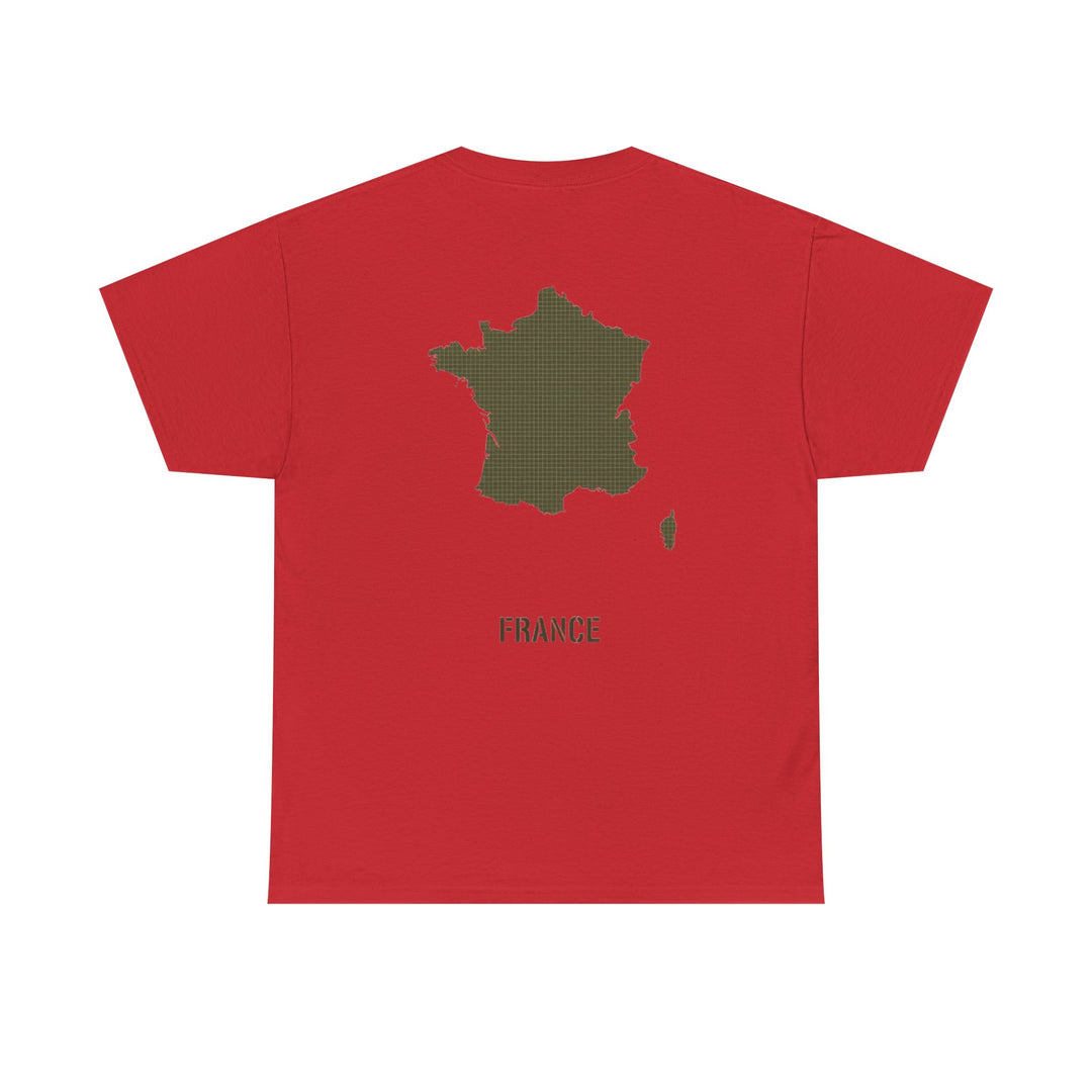 France Map Tee with "GALLUS" Chest Logo