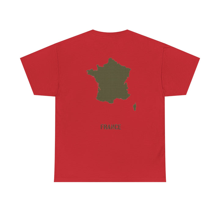 France Map Tee with "GALLUS" Chest Logo