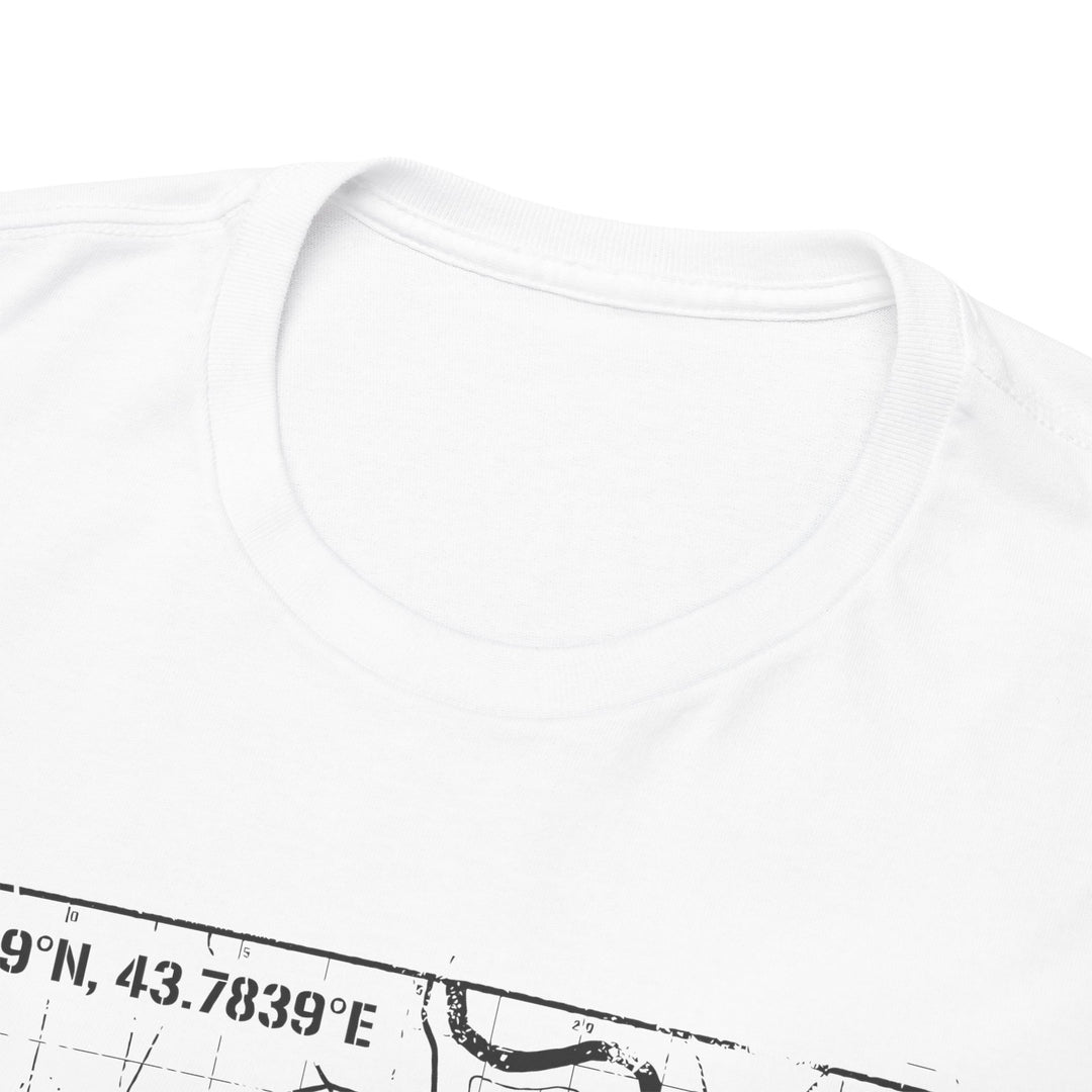 Fallujah 2004 Map Tee — Military Deployment Memorial T-Shirt
