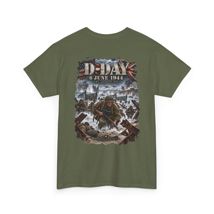 D-Day 6 June 1944 Commemorative T-Shirt — WWII Normandy Veteran Tribute Tee