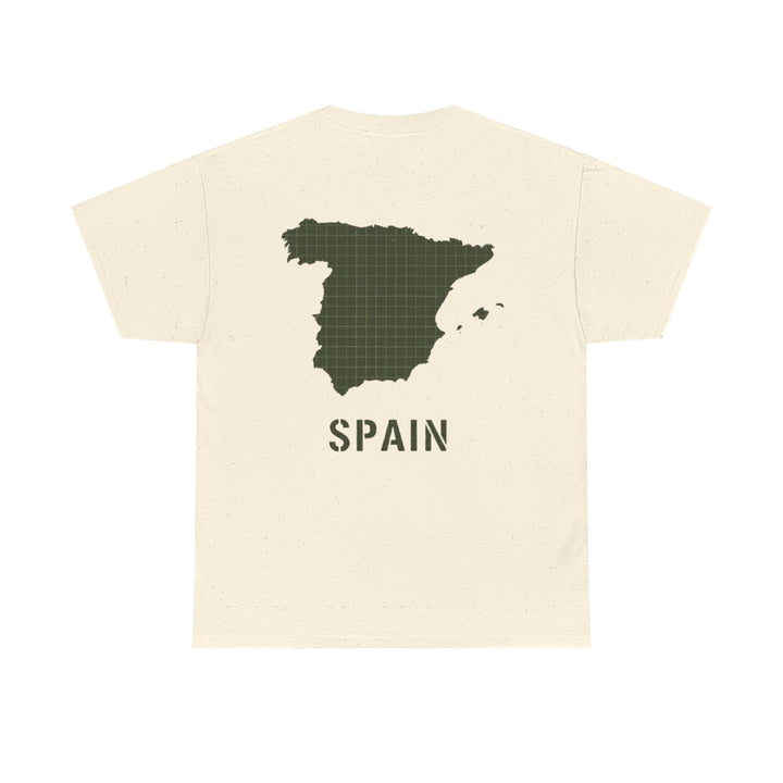 Spain Map Graphic Tee — Minimalist Travel T‑Shirt