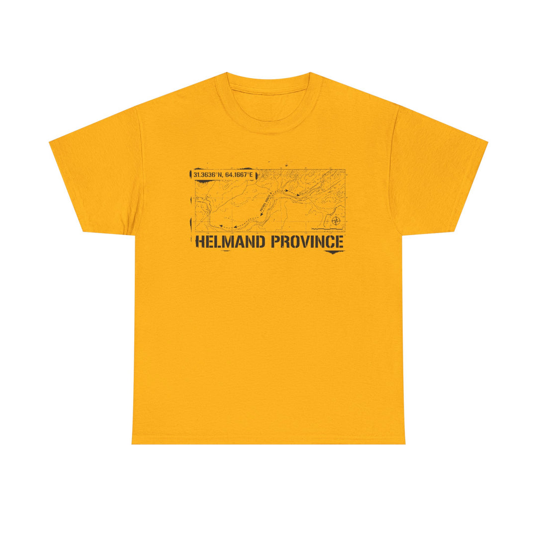 Op Herrick Helmand Province Map T-Shirt - Green Zone Military Graphic Tee