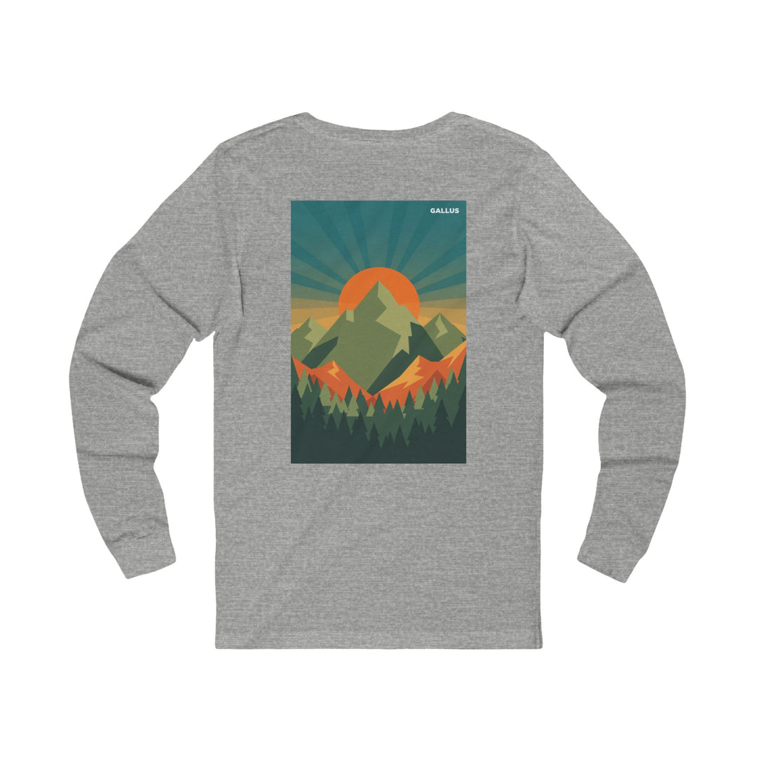 Gallus Retro Mountain Long Sleeve Tee