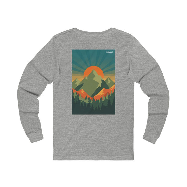 Gallus Retro Mountain Long Sleeve Tee
