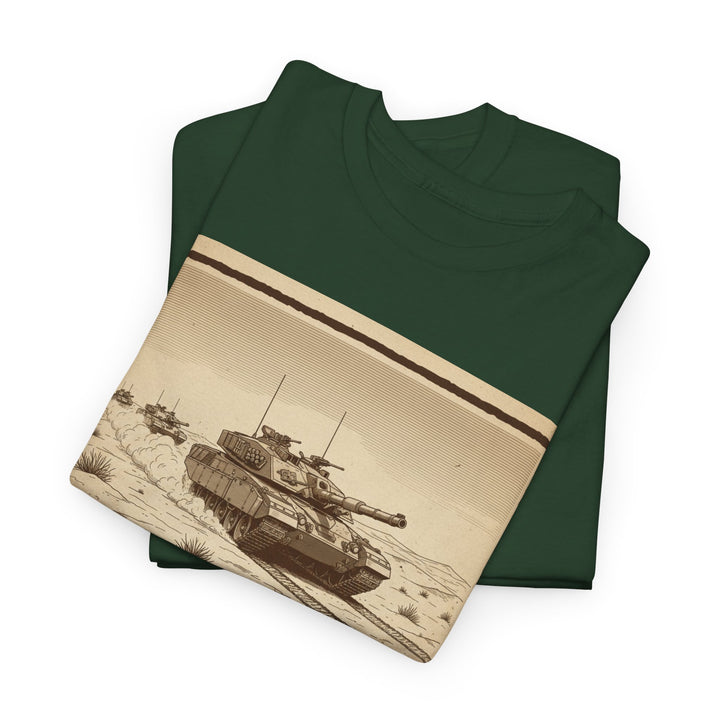 Challenger 2 Op Telic T-Shirt — Iraq 2003 Armoured Heritage Graphic