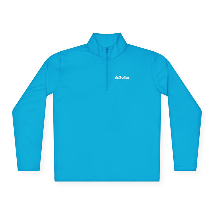 Ashore Script Quarter-Zip Pullover — Lightweight Coastal Hoodie Alternative