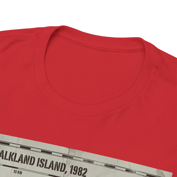 East Falkland 1982 Map T-Shirt — Port Stanley Victory Graphic