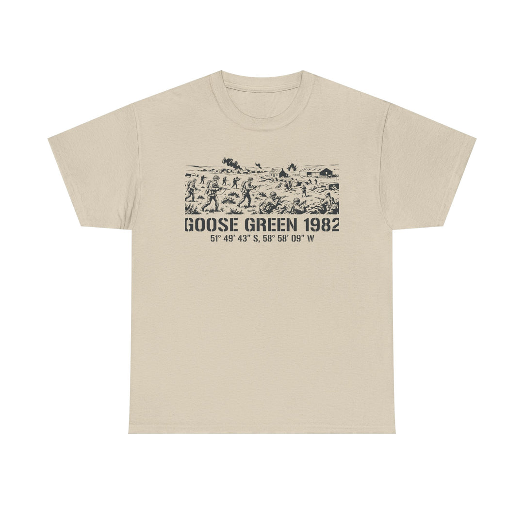 Goose Green 1982 T-Shirt - Falklands War Military Heritage Graphic