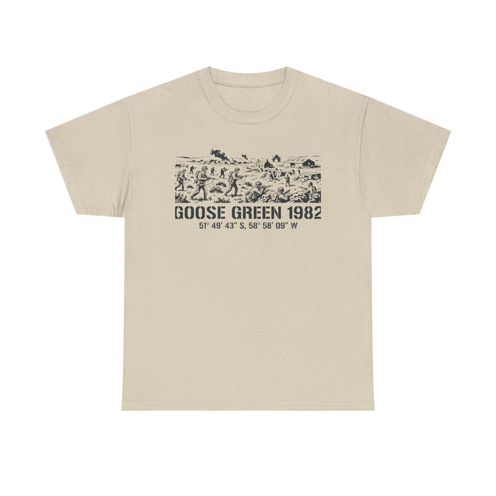 Goose Green 1982 T-Shirt - Falklands War Military Heritage Graphic