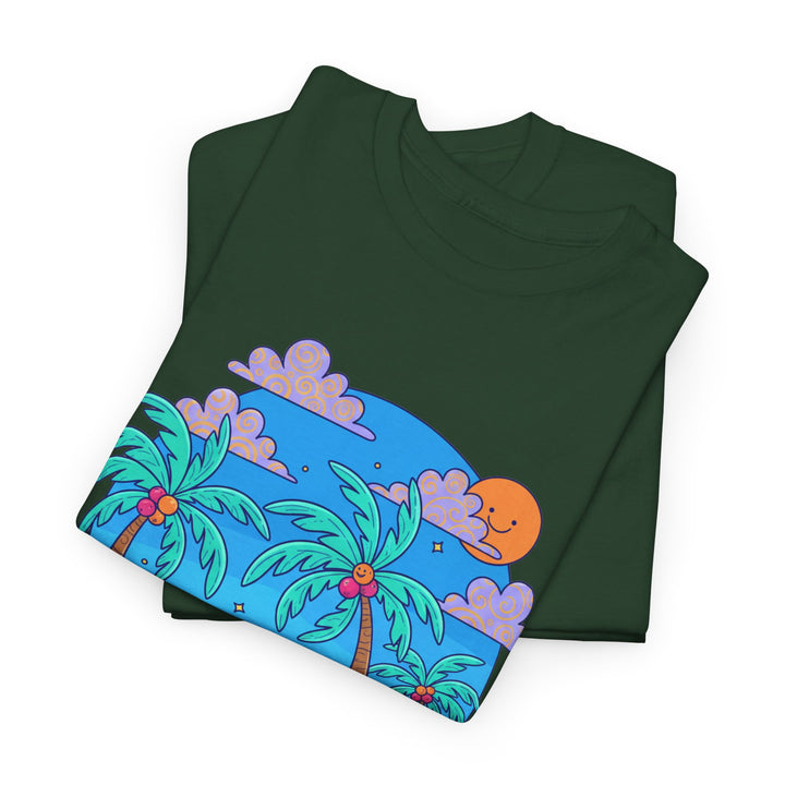 Island Style Golf Cart Beach T-Shirt