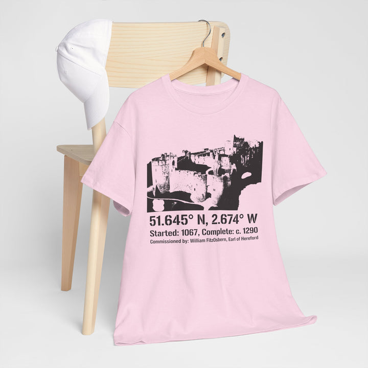 Chepstow Castle T‑Shirt — Historic Landmark Tee for Castle Lovers &amp; Travelers