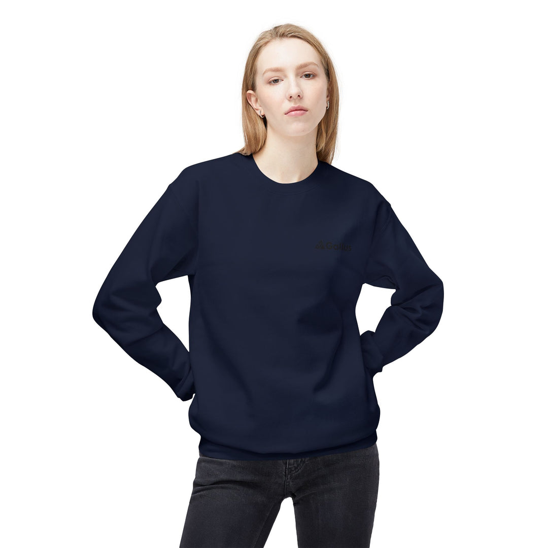 Spain Map Crewneck Sweatshirt — Military Green Grid Spain Graphic
