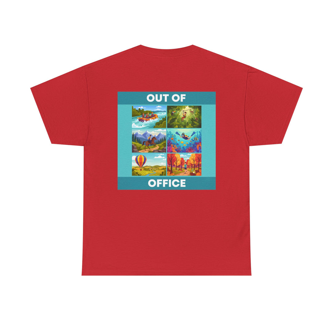 Out of Office Tee — Travel Scenes Graphic T-Shirt