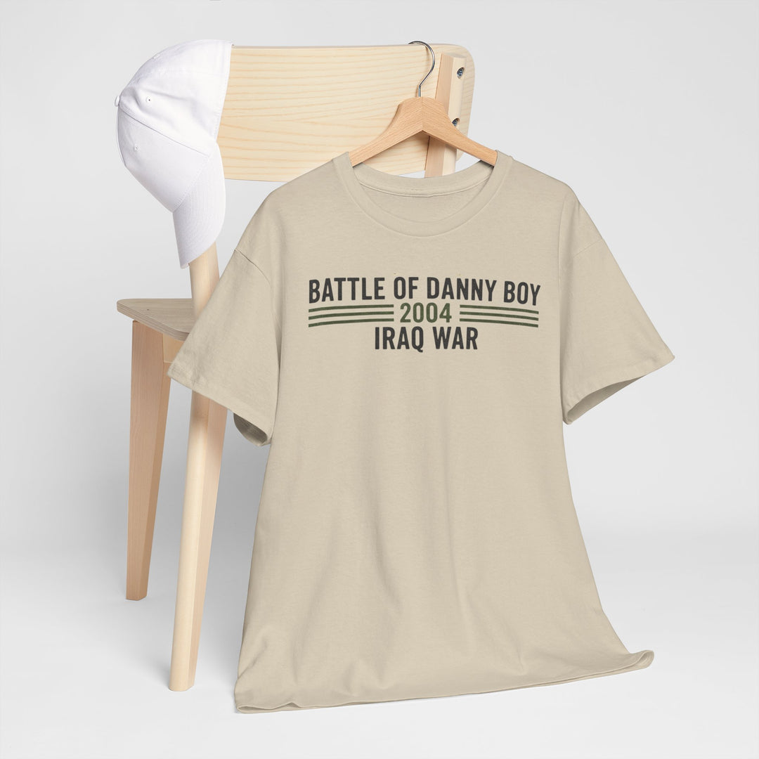 Battle of Danny Boy T-Shirt — Op Telic Iraq 2004 Military Heritage