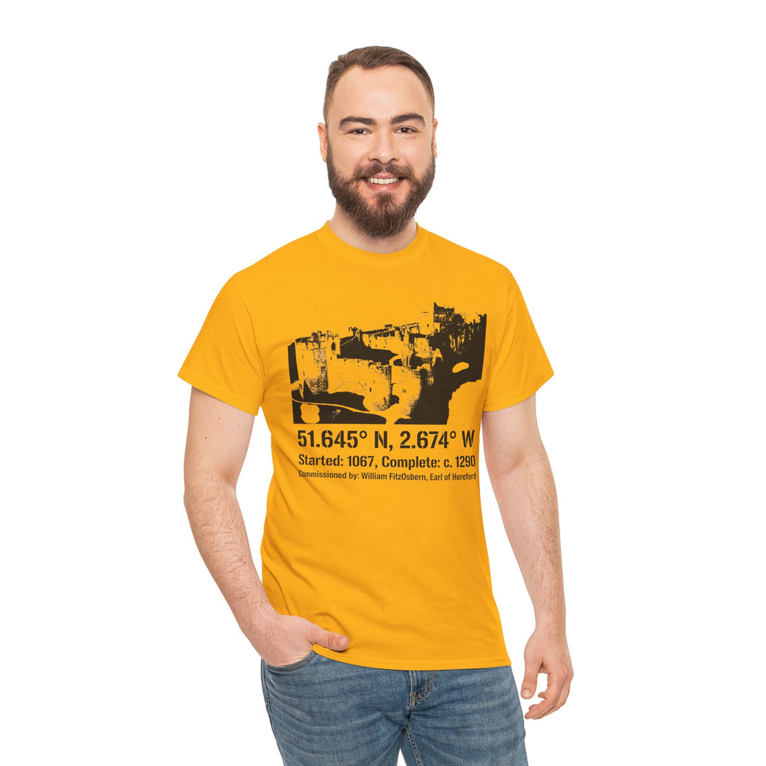 Chepstow Castle T‑Shirt — Historic Landmark Tee for Castle Lovers &amp; Travelers