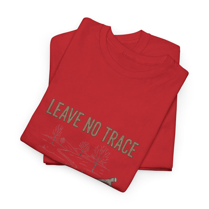 Leave No Trace Countryside Tee – a soft, breathable cotton T-shirt promoting respect for nature and responsible outdoor living.