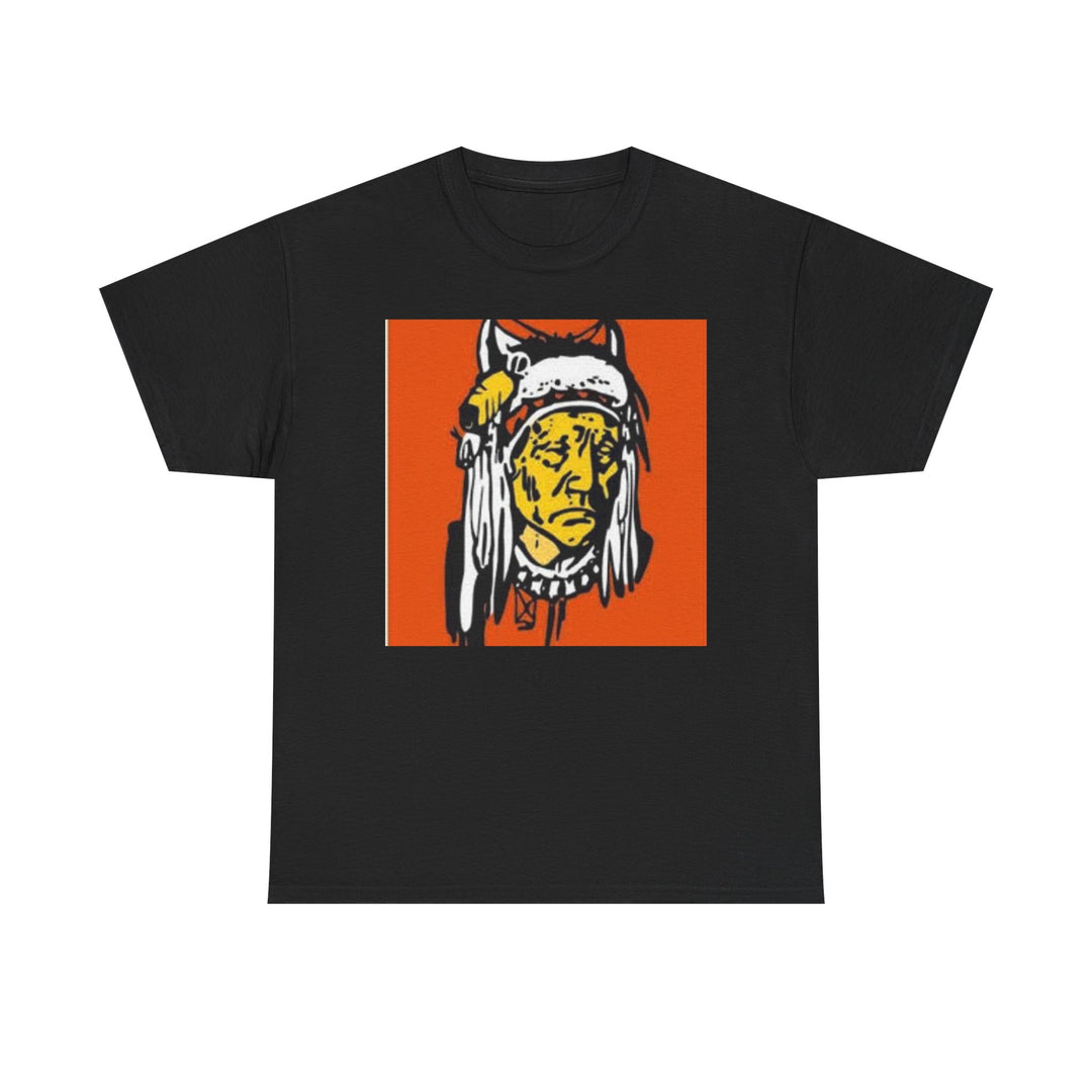 BATUS Native Chief Graphic Tee – Retro Tribal Illustration Shirt