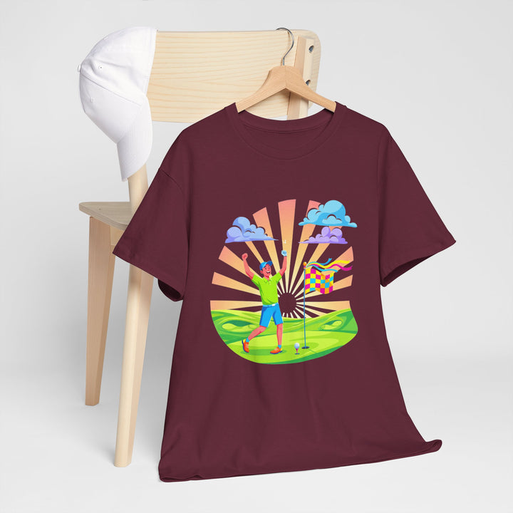 Golf Swing Silhouette Graphic Tee