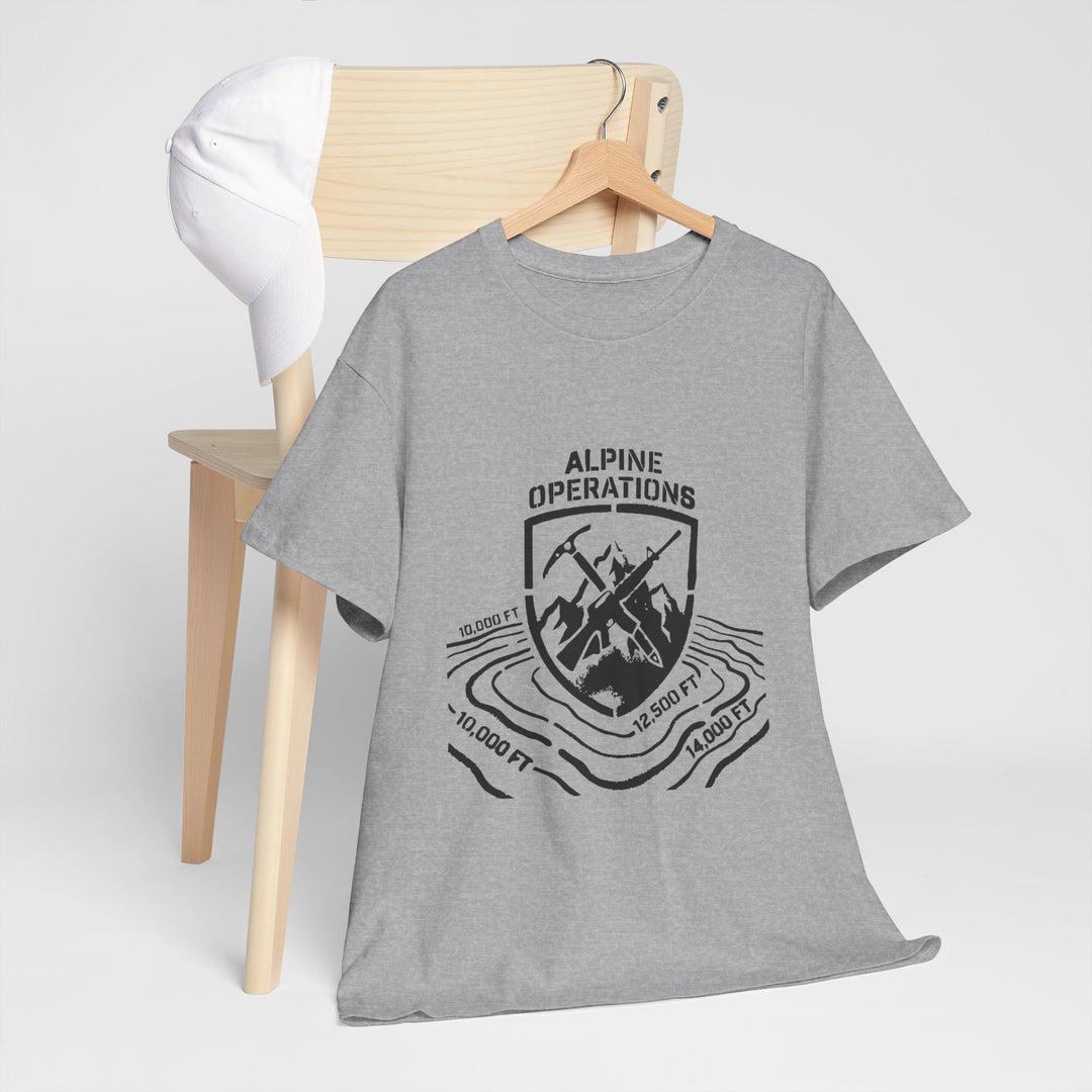 Alpine Operations Cotton Hiking Tee - Mountain Badge Edition