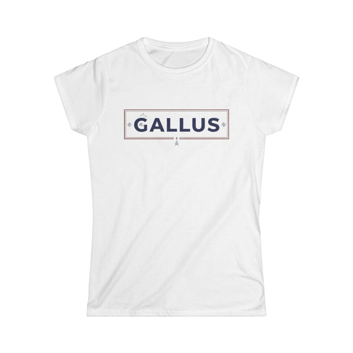 Spain Map Womens Tee — Gallus Logo Travel T‑Shirt