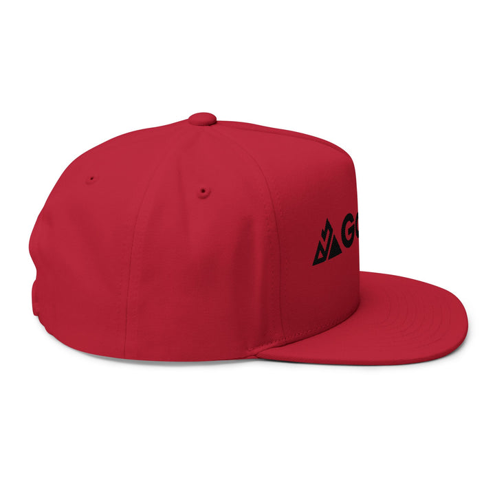 Flat Bill Cap - Embroidered "GALLUS" Retro Patch Snapback