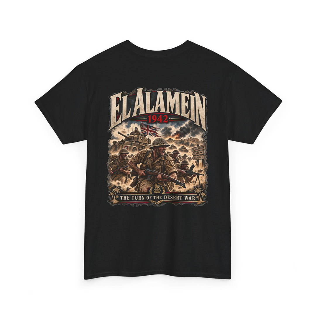 El Alamein 1942 Military History Tee — Desert War Veteran Tribute T-Shirt