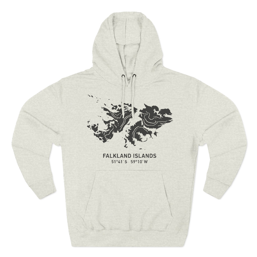 Falkland Islands 1982 Map Hoodie — South Atlantic Heritage Graphic